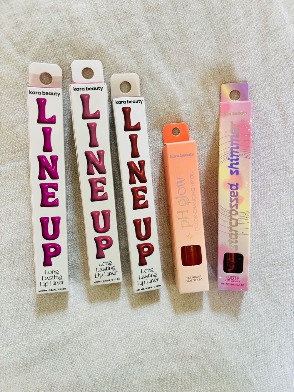 kara beauty 5 pc NWT lippy bundle giftable - Picture 3 of 8